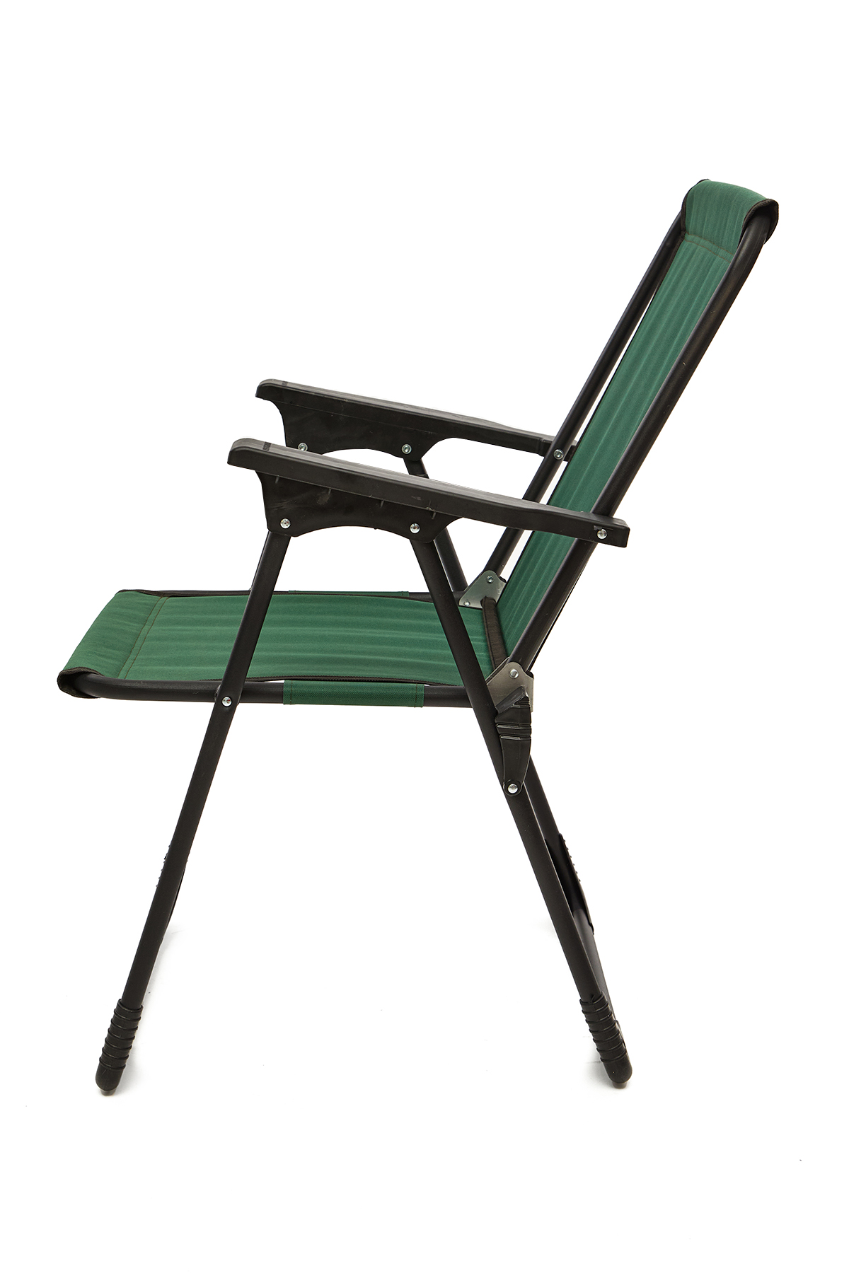 2 Adet Kamp Sandalyesi Katlanır Piknik Sandalye Dikdörtgen Bardaklıklı Yeşil